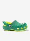 Crocs Boys Classic Spikes Clog In Green