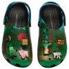 Crocs Kids' Minecraft Clog In Green/multi