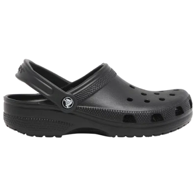 Crocs Classic Lined Clogs In Black/black