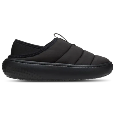 Crocs Kids' Boys   Classic Puff Moc In Black/black