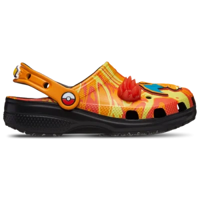 Crocs Kids' Boys   Pokémon Charizard Classic Clogs In Orange/black