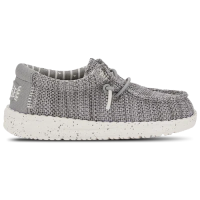 Crocs Boys   Wally Stretch Mesh In Gray