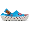 Crocs Boys  Echo Captain America In White/blue/red