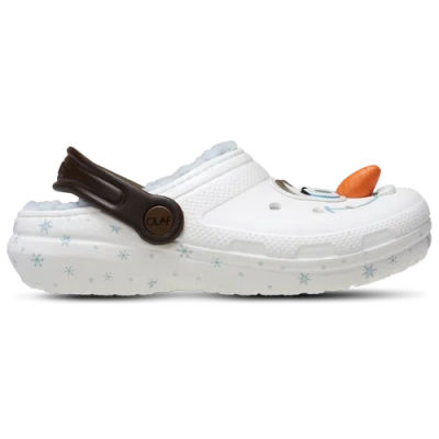 Crocs Kids' Boys  Frozen Olaf Lined Classic Clogs In Multi/white