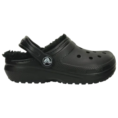Crocs Kids' Boys  Classic Lined Clog In Black