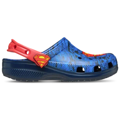 CROCS BOYS PRESCHOOL CROCS CROCS SUPERMAN CLASSIC CLOGS