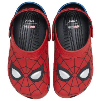Crocs Kids' Boys Spiderman Classic Clogs In Red