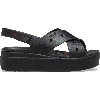 Crocs Brooklyn 4u Cross Strap Platform Sandals In Multi