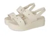 Crocs Brooklyn 4u Platform Sandals In Multi