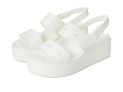 Crocs Brooklyn 4u Low Wedges In White