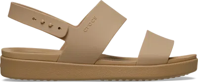 Crocs | Women | Brooklyn Backstrap Low Low | Sandals | Cashew | 7 In Brown