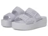 Crocs Brooklyn Buckle Low Wedge In Multi