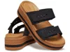 Crocs Brooklyn Buckle Low Wedge In Multi