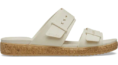 Crocs Brooklyn Cork Buckle Low Low In White