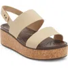 Crocs Brooklyn Cork Low Platform Wedge Sandal In Brown