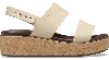 Crocs Brooklyn Cork Low Wedge In Chai