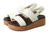 Crocs Brooklyn Cork Low Wedge In Multi