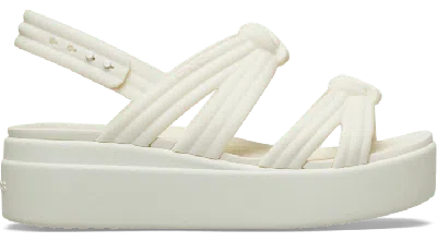 Crocs Brooklyn Knot Low Wedge In White