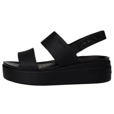 Crocs Brooklyn Low Wedge Black / Black 206453-060 Women's