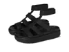 Crocs Brooklyn Luxe Gladiator In Black