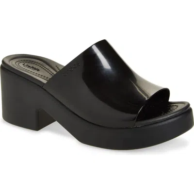 Crocs Brooklyn Platform Slide Sandal In Black