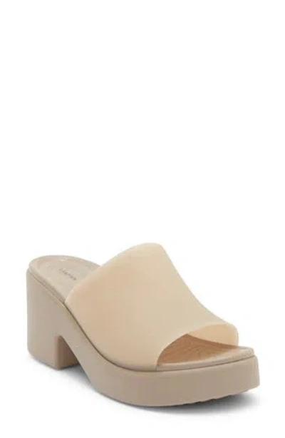 Crocs Brooklyn Platform Slide Sandal In Brown