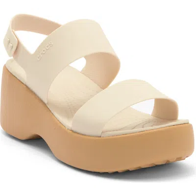 Crocs Brooklyn Sky Platform Sandal In Neutral