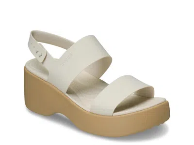 Crocs Brooklyn Sky Platform Sandal In White