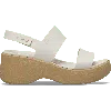 Crocs Brooklyn Sky Platform Sandal In White
