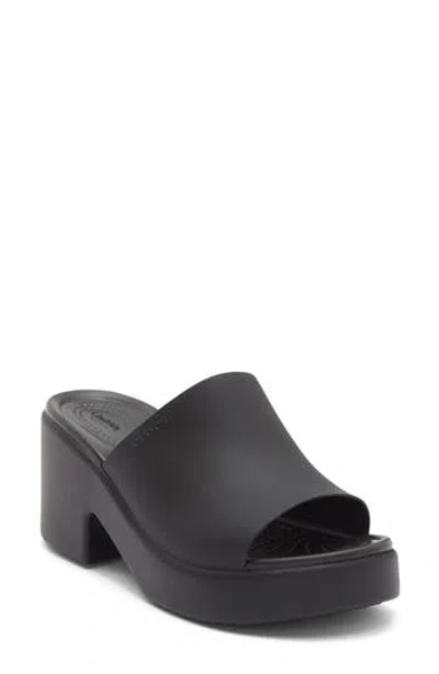Crocs Brooklyn Slide Sandal In Black