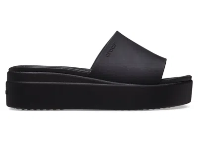 Pre-owned Crocs Brooklyn Slide (women's) Sneakers In Black