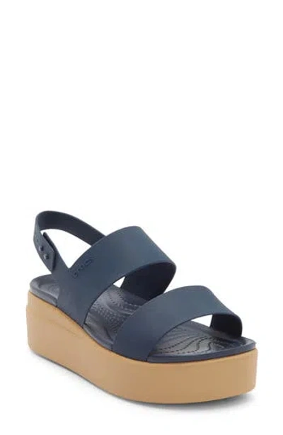 Crocs ™ Brooklyn Wedge Sandal In Animal Print