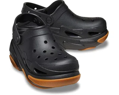 Crocs Bubble Crush 210061-0ws Clog Unisex M4-w6 Black Slip On Casual Shoes Ups67