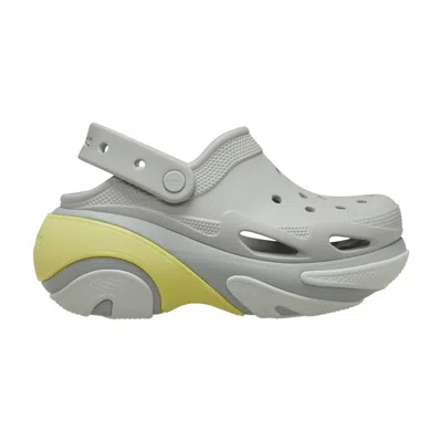 Pre-owned Crocs Bubble Crush Clog 'atmosphere' | Grey | Men's Size 6 In Gray