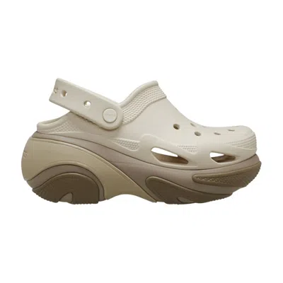 Pre-owned Crocs Bubble Crush Clog 'taupe' | Grey | Men's Size 6