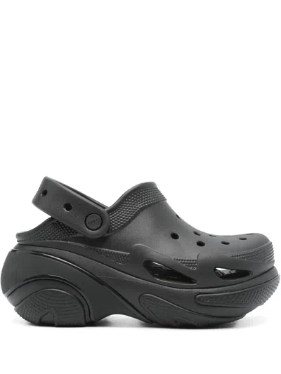 Crocs Bubble Crush Clogs In Black