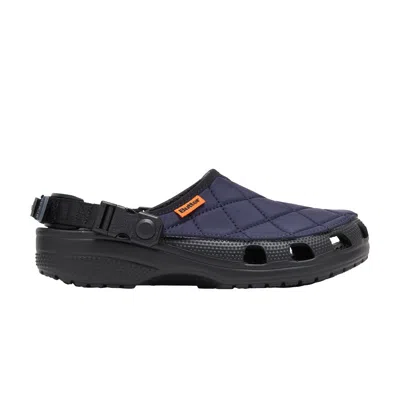 Pre-owned Crocs Butter Goods X  Classic Clog 'navy Black' | Blue | Men's Size 11