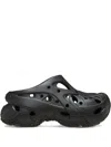 Crocs Caged "black" Clogs In Black