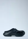 Crocs Caged Perforated Strap Clogs In Black
