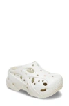 Crocs Caged Clogs In Perforated Eva In White