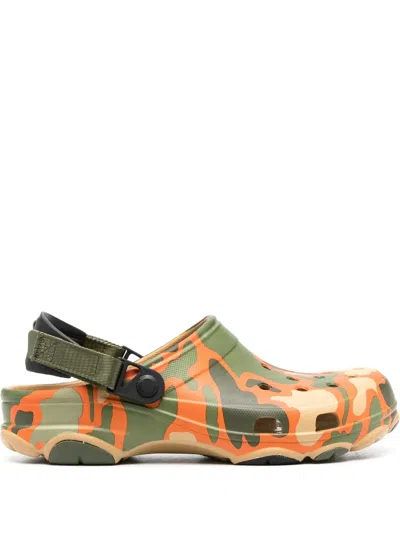 Crocs Camouflage-print Moulded Clogs In Animal Print