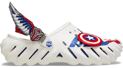 Crocs Captain America Echo Clog In White