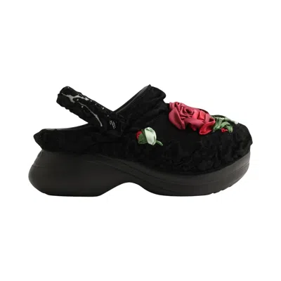 Pre-owned Crocs Caroline Hú X  Wmns Bae Clog 'black' | Women's Size 6