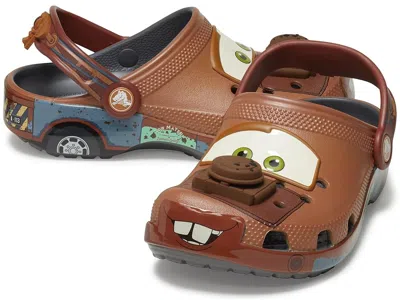 Crocs Cars Matertm Classic Clog (little Kid/big Kid) Kid's Shoes Cars Mater : 6 Big Kid M, Eva In Brown