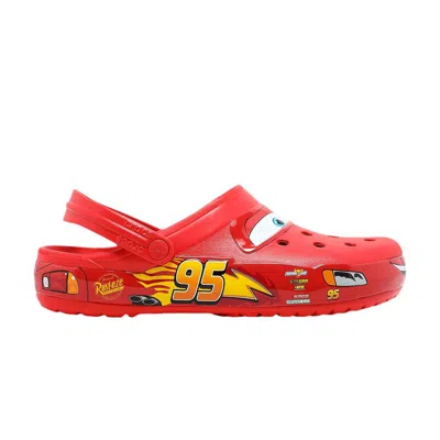 Pre-owned Crocs Cars X Classic Clog 'lightning Mcqueen' 2025 | Red | Men's Size 13