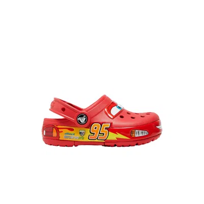 Pre-owned Crocs Cars X Classic Clog Toddler 'lightning Mcqueen' | Red | Infant Size 10