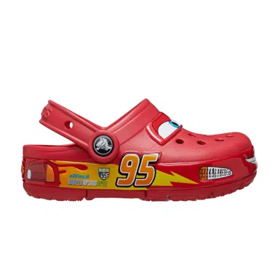 Pre-owned Crocs Cars X  Classic Clog Kids 'lightning Mcqueen' | Red | Kid's Size 1