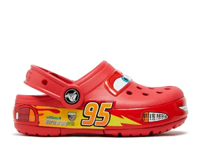 Crocs Babies'  Cars X  Classic Clog Toddler 'lightning Mcqueen' In Red