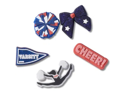 Crocs Kids'  Cheer Jibbitz Set 5 Pack In Blue