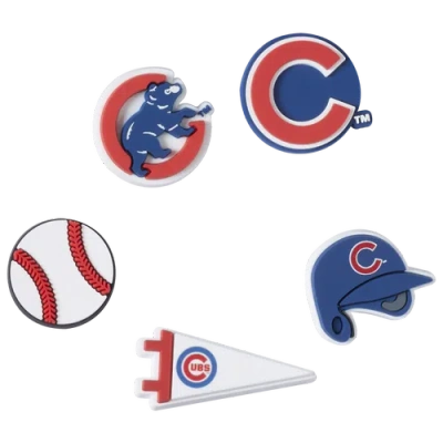 Crocs Chicago Cubs  Chicago Cubs 5 Pack In Multi